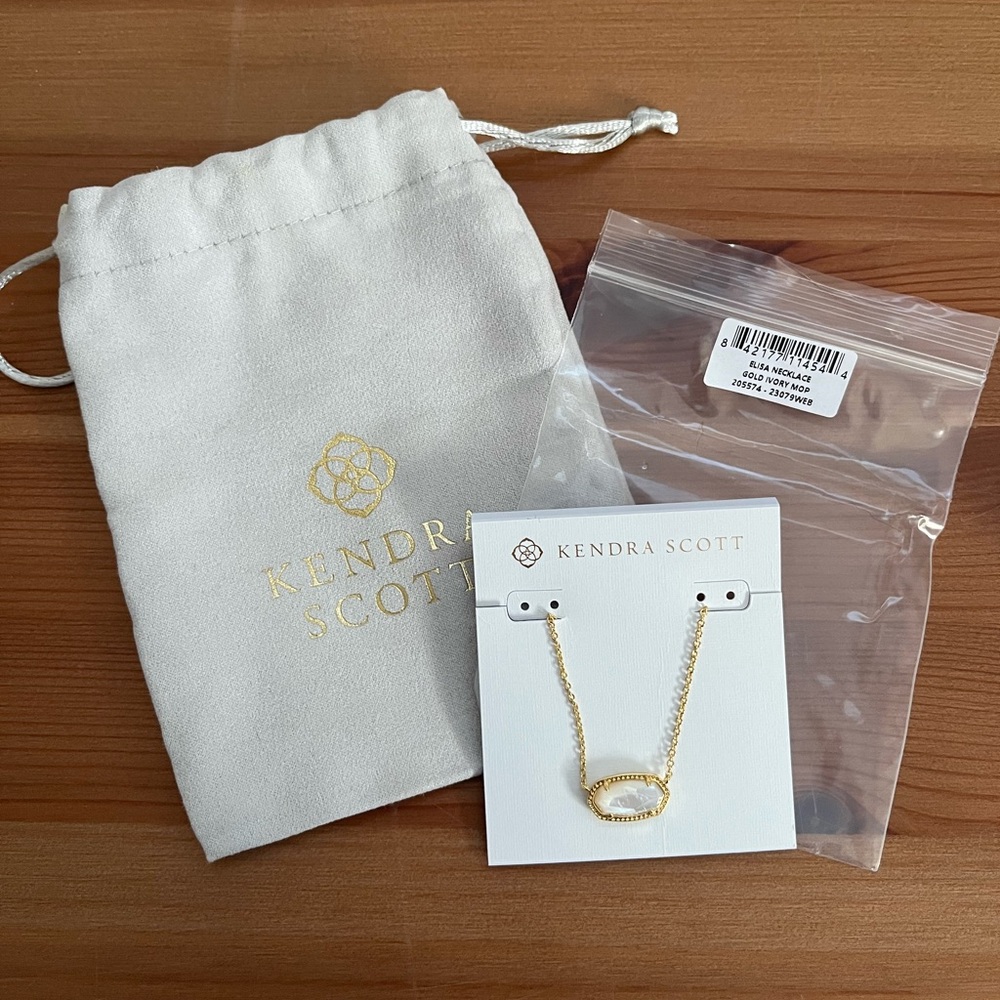 Kendra Scott - Elisa Gold Necklace in Ivory